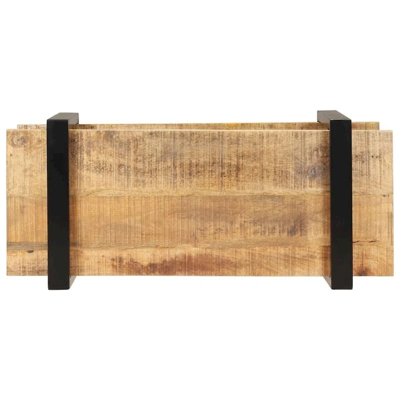 Meuble TV vidaXL 90x40x40 cm Bois de manguier brut