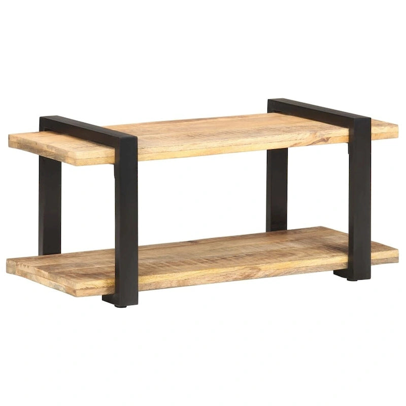 Meuble TV vidaXL 90x40x40 cm Bois de manguier brut