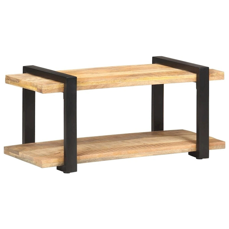 Meuble TV vidaXL 90x40x40 cm Bois de manguier brut