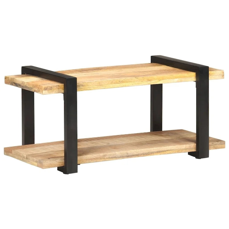Meuble TV vidaXL 90x40x40 cm Bois de manguier brut