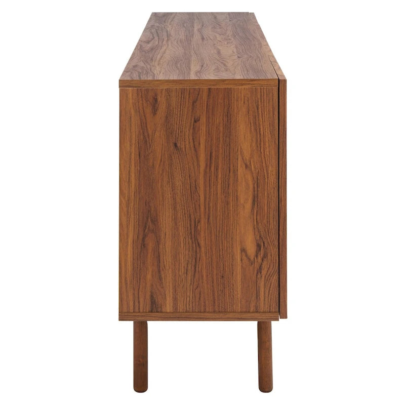 Meuble TV SAFAVIEH Micaela avec rangement, 4 portes, 160,3 cm – 160,3 cm (L) x 41,4 cm (P) x 80,5 cm (H) – 63Wx16Dx32H