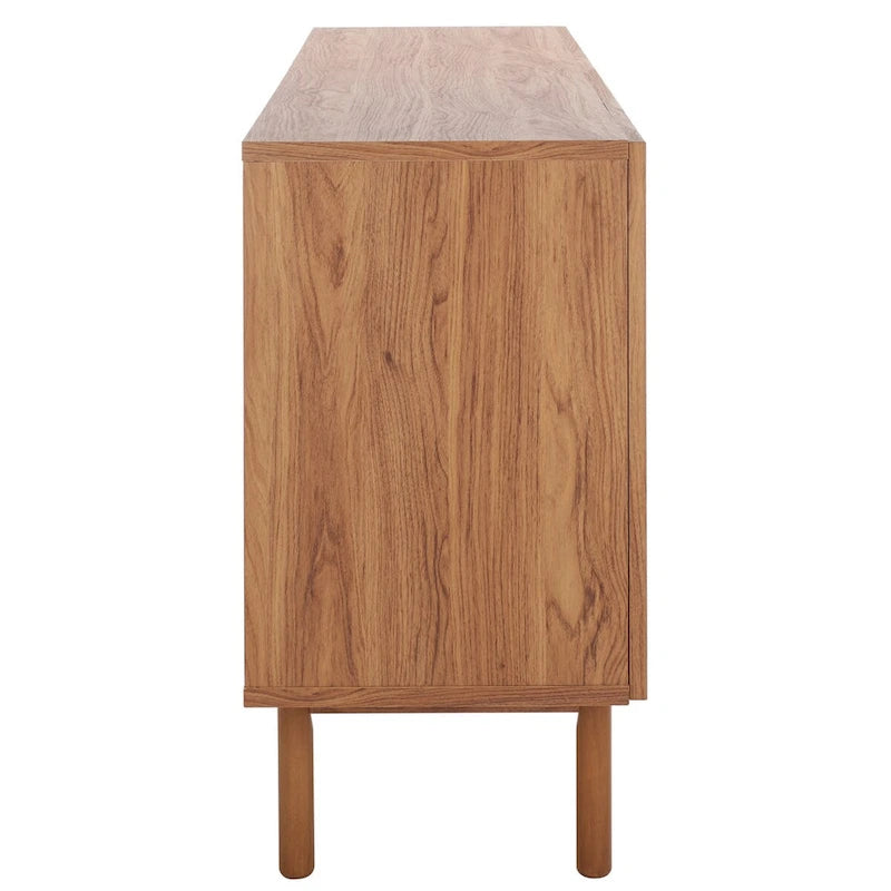 Meuble TV SAFAVIEH Micaela avec rangement, 4 portes, 160,3 cm – 160,3 cm (L) x 41,4 cm (P) x 80,5 cm (H) – 63Wx16Dx32H