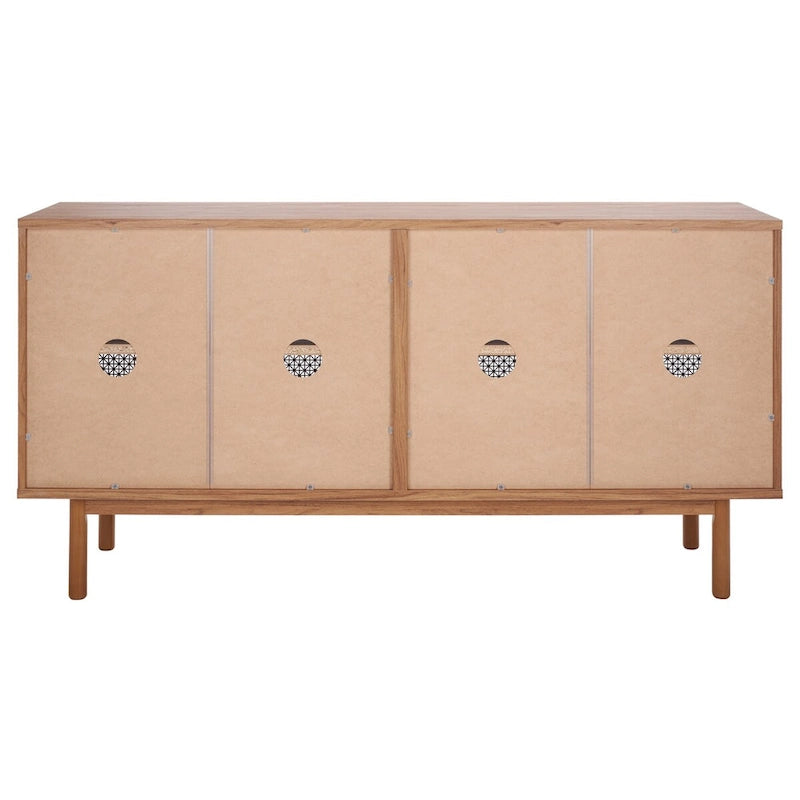 Meuble TV SAFAVIEH Micaela avec rangement, 4 portes, 160,3 cm – 160,3 cm (L) x 41,4 cm (P) x 80,5 cm (H) – 63Wx16Dx32H