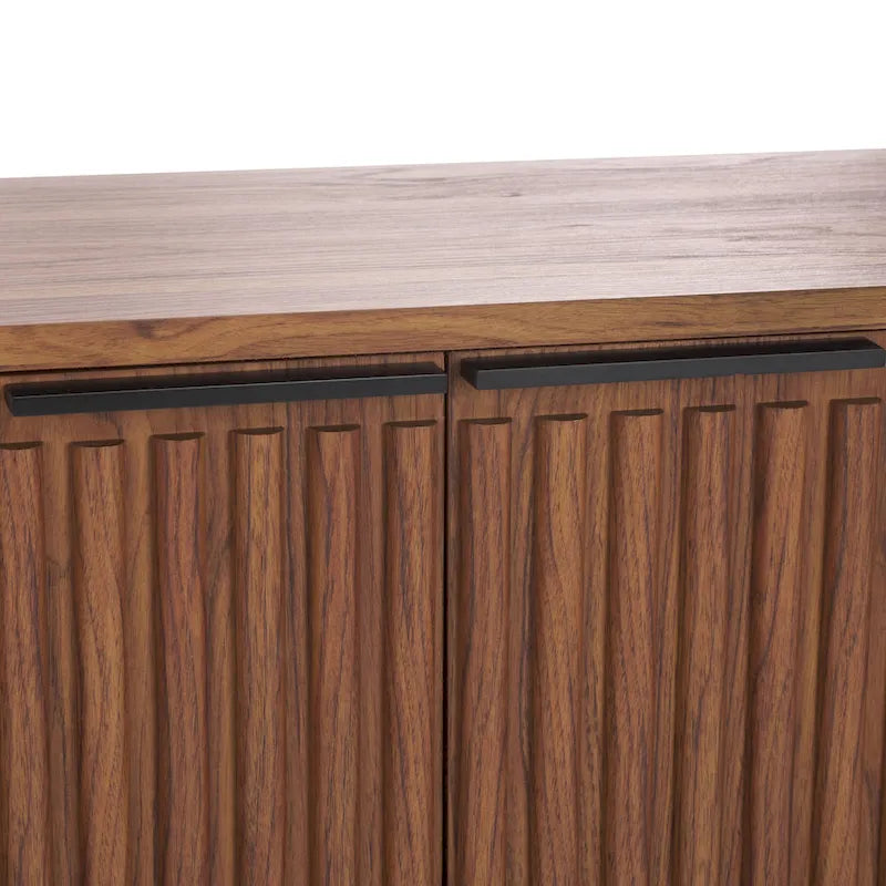 Meuble TV/multimédia Deandra à 4 portes SAFAVIEH (convient aux téléviseurs à écran plat jusqu'à 65 pouces) - 154,4 cm x 44,9 cm x 62,5 cm - 61Lx18Px25H