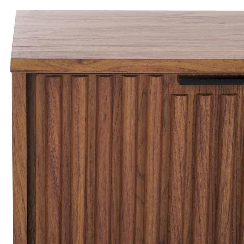 Meuble TV/multimédia Deandra à 4 portes SAFAVIEH (convient aux téléviseurs à écran plat jusqu'à 65 pouces) - 154,4 cm x 44,9 cm x 62,5 cm - 61Lx18Px25H