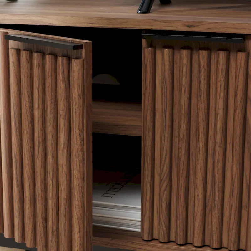 Meuble TV/multimédia Deandra à 4 portes SAFAVIEH (convient aux téléviseurs à écran plat jusqu'à 65 pouces) - 154,4 cm x 44,9 cm x 62,5 cm - 61Lx18Px25H