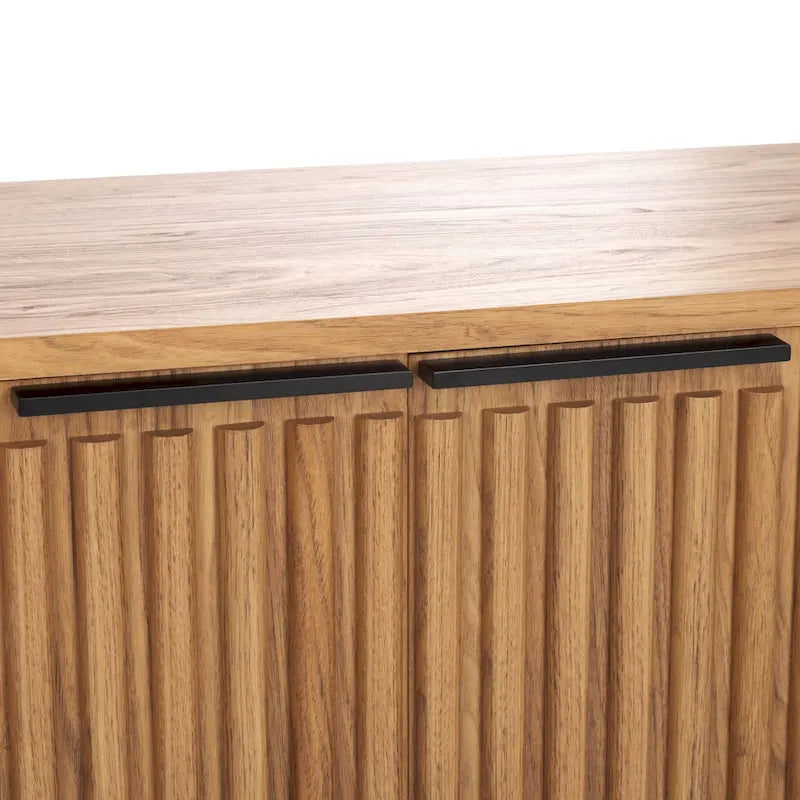 Meuble TV/multimédia Deandra à 4 portes SAFAVIEH (convient aux téléviseurs à écran plat jusqu'à 65 pouces) - 154,4 cm x 44,9 cm x 62,5 cm - 61Lx18Px25H