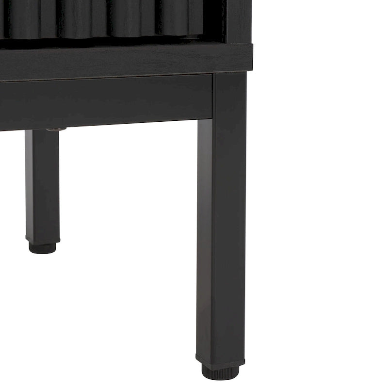 Meuble TV/multimédia Deandra à 4 portes SAFAVIEH (convient aux téléviseurs à écran plat jusqu'à 65 pouces) - 154,4 cm x 44,9 cm x 62,5 cm - 61Lx18Px25H