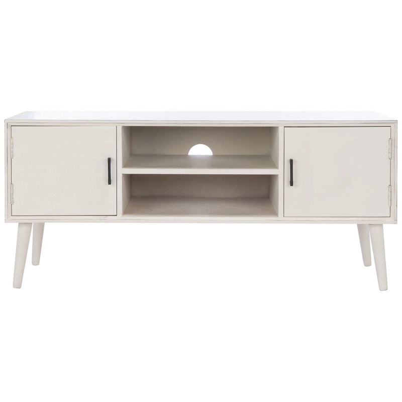 Meuble TV de rangement Maegan Mid-Century 120 cm SAFAVIEH - 120 cm L x 40 cm l x 51 cm H - 120L x 40l x 51H