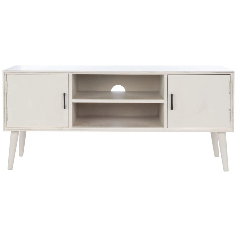 Meuble TV de rangement Maegan Mid-Century 120 cm SAFAVIEH - 120 cm L x 40 cm l x 51 cm H - 120L x 40l x 51H