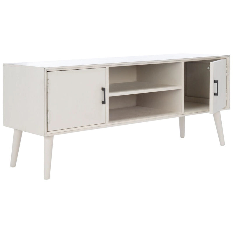 Meuble TV de rangement Maegan Mid-Century 120 cm SAFAVIEH - 120 cm L x 40 cm l x 51 cm H - 120L x 40l x 51H