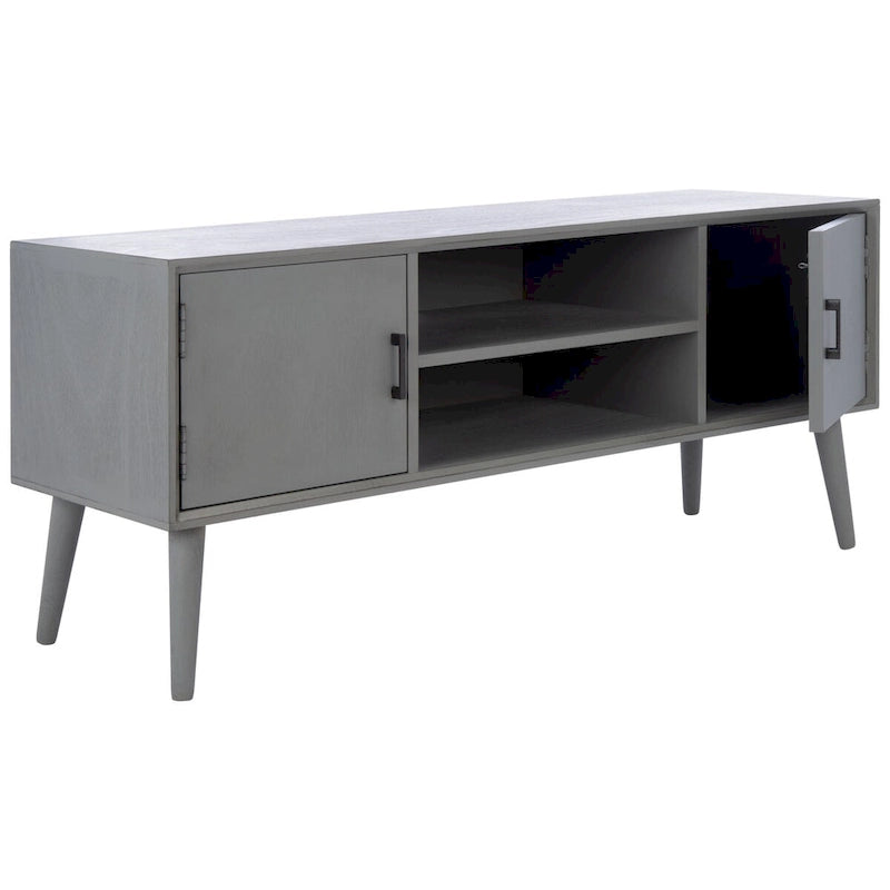 Meuble TV de rangement Maegan Mid-Century 120 cm SAFAVIEH - 120 cm L x 40 cm l x 51 cm H - 120L x 40l x 51H
