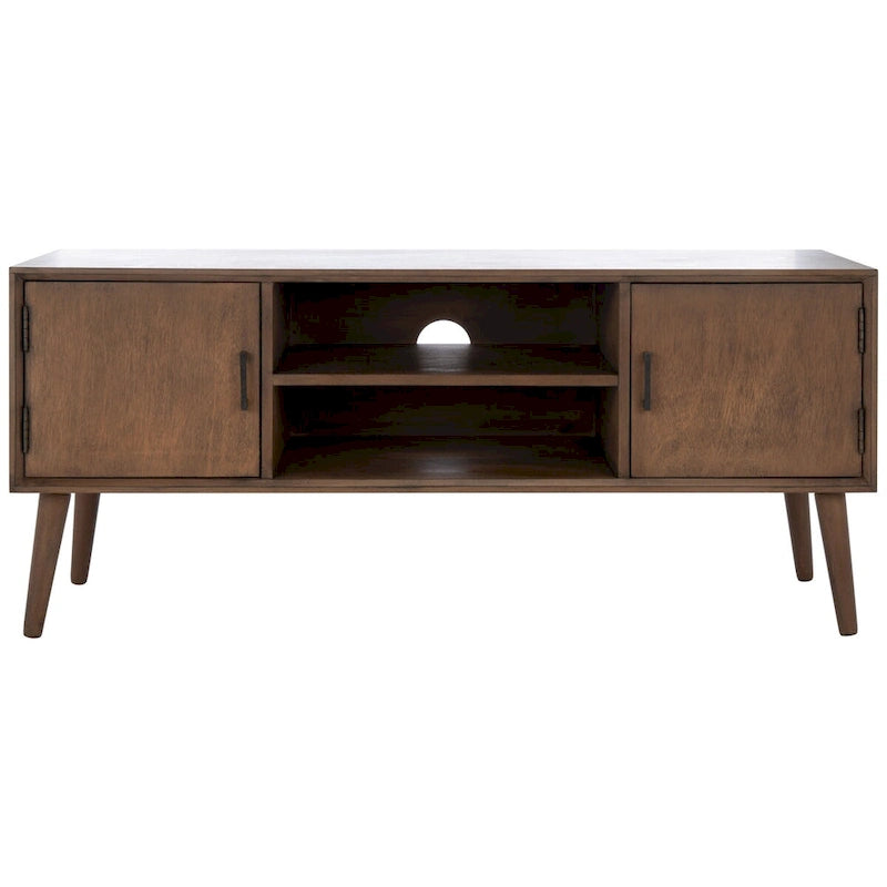 Meuble TV de rangement Maegan Mid-Century 120 cm SAFAVIEH - 120 cm L x 40 cm l x 51 cm H - 120L x 40l x 51H