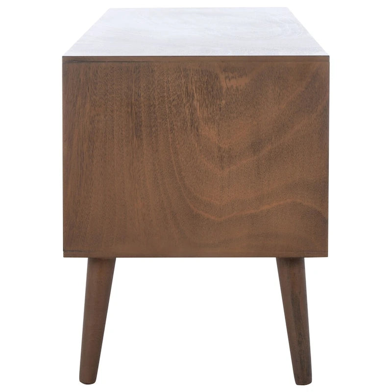 Meuble TV de rangement Maegan Mid-Century 120 cm SAFAVIEH - 120 cm L x 40 cm l x 51 cm H - 120L x 40l x 51H