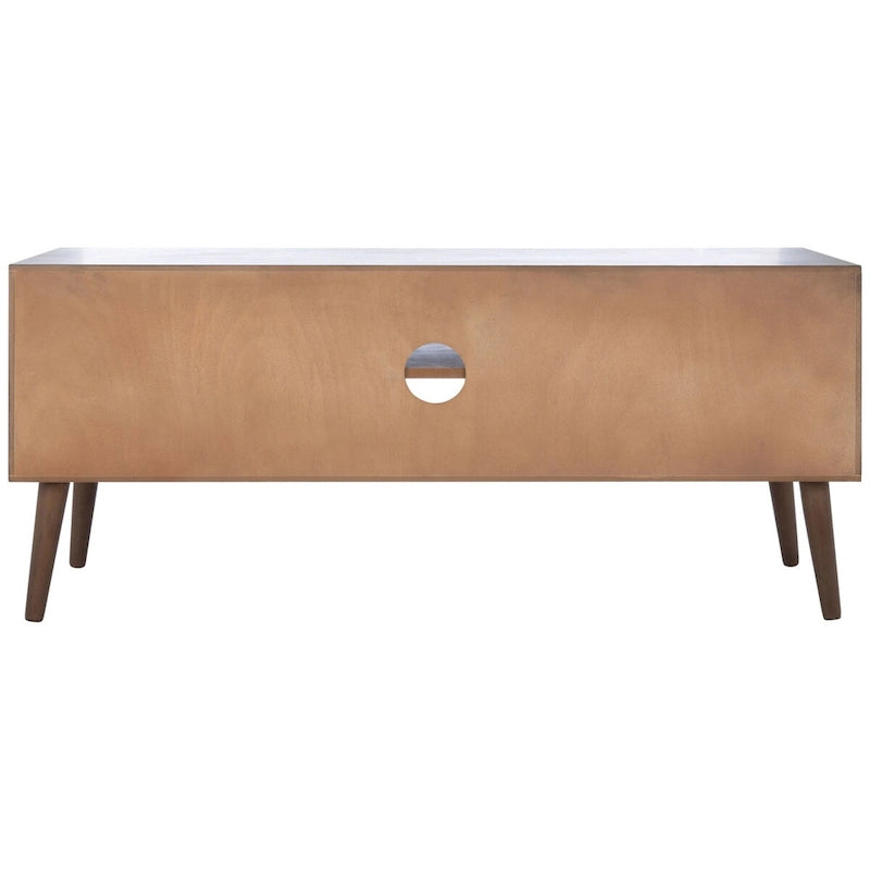 Meuble TV de rangement Maegan Mid-Century 120 cm SAFAVIEH - 120 cm L x 40 cm l x 51 cm H - 120L x 40l x 51H