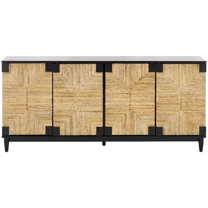 Buffet 4 portes Nedime Banana Stem SAFAVIEH Couture – 69,8 po L x 18,1 po P x 32 po H – 70x32x18H