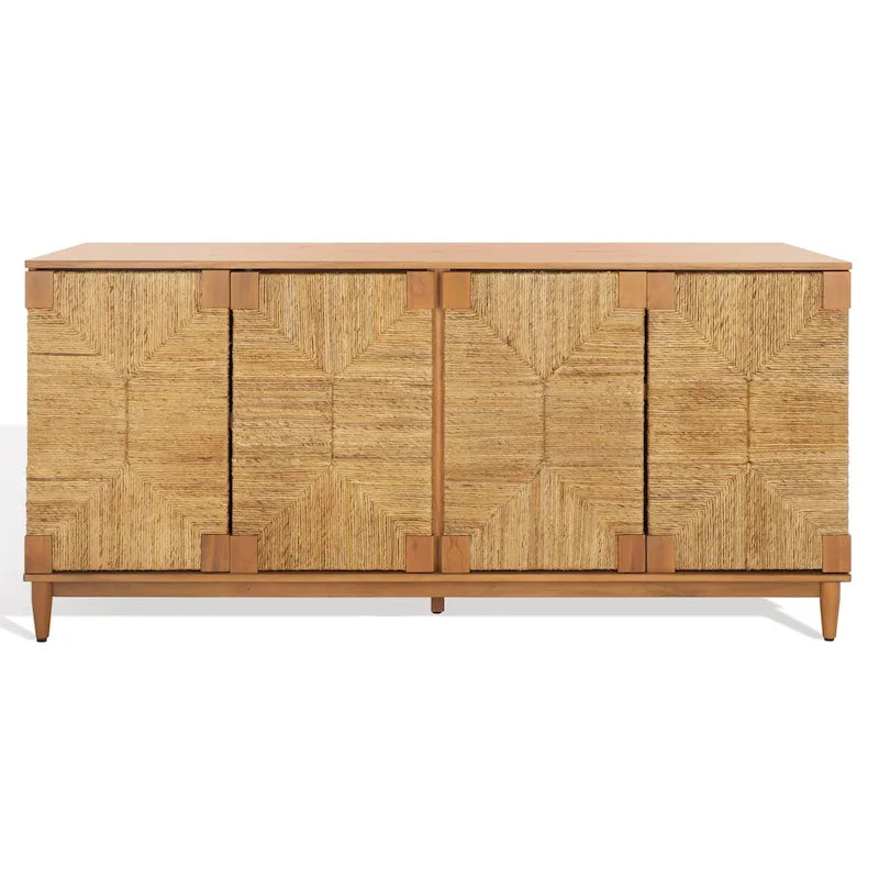 Buffet 4 portes Nedime Banana Stem SAFAVIEH Couture – 69,8 po L x 18,1 po P x 32 po H – 70x32x18H