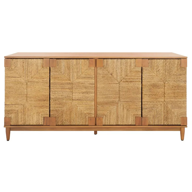 Buffet 4 portes Nedime Banana Stem SAFAVIEH Couture – 69,8 po L x 18,1 po P x 32 po H – 70x32x18H