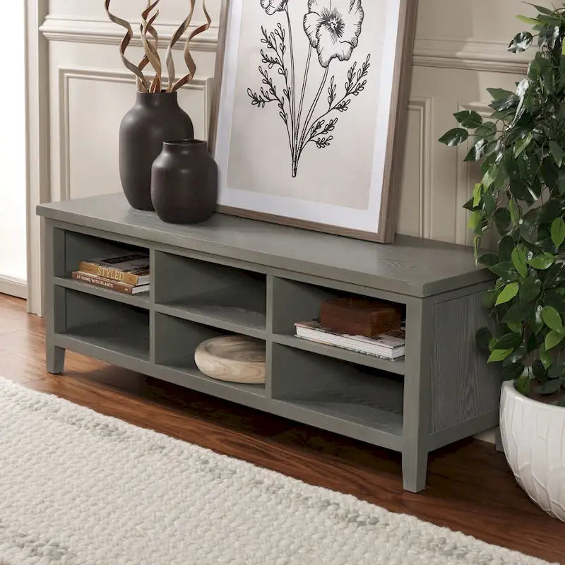 SAFAVIEH Steinunn White Bookshelf - 51.2 x 15.8 x 17.7 - 51Wx16Dx18H