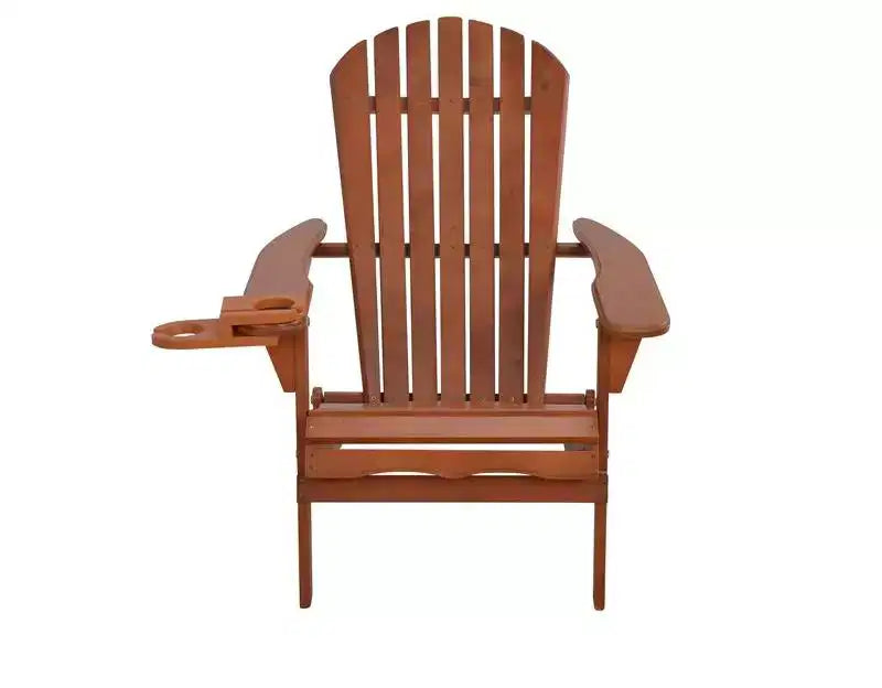 Jiallo Foldable Adirondack Chair with cup holder set of 4