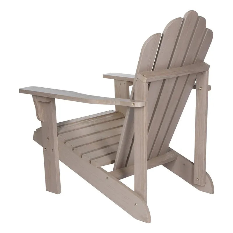 Chaise Adirondack d'extérieur en bois résistant aux intempéries Westport