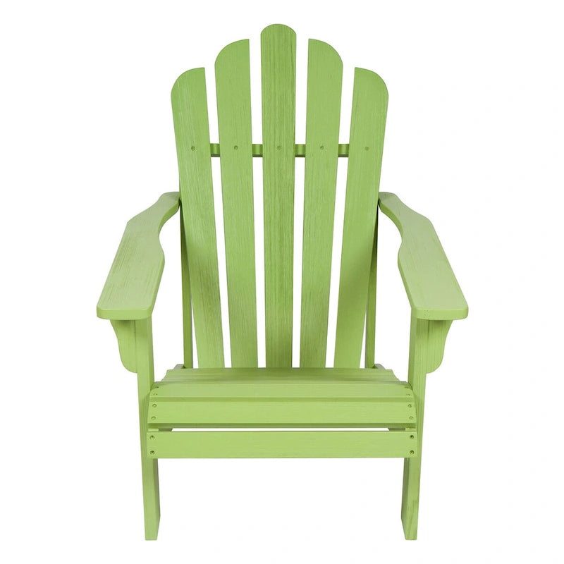 Chaise Adirondack d'extérieur en bois résistant aux intempéries Westport