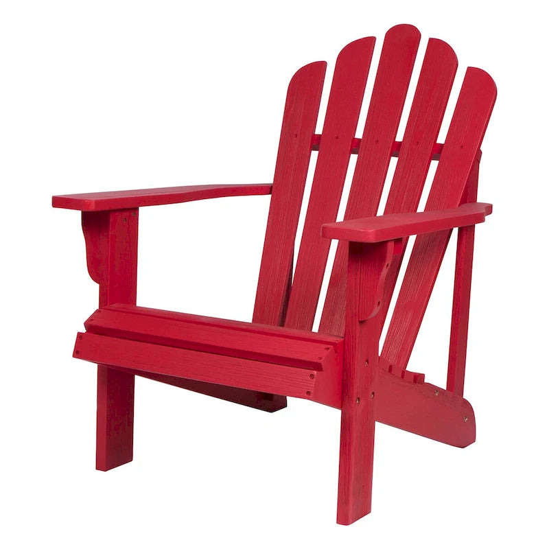 Chaise Adirondack d'extérieur en bois résistant aux intempéries Westport