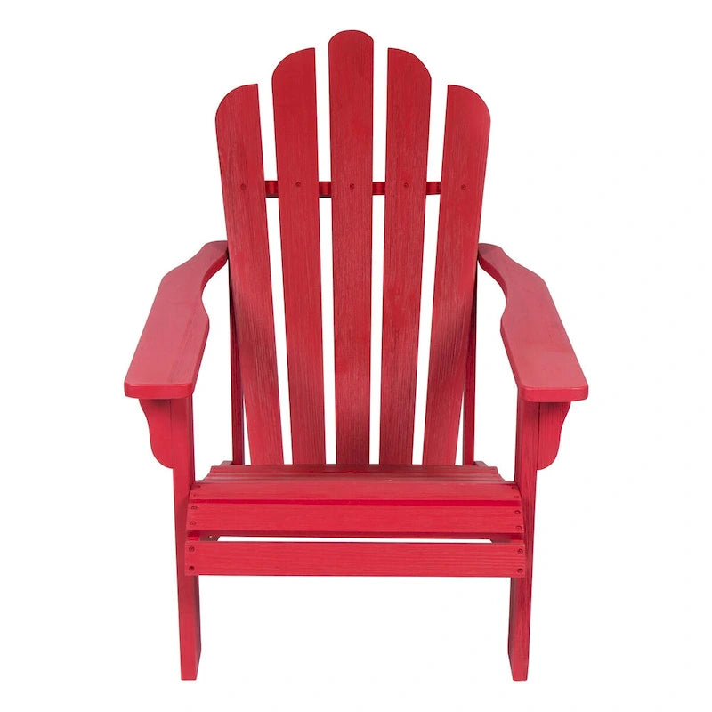 Chaise Adirondack d'extérieur en bois résistant aux intempéries Westport