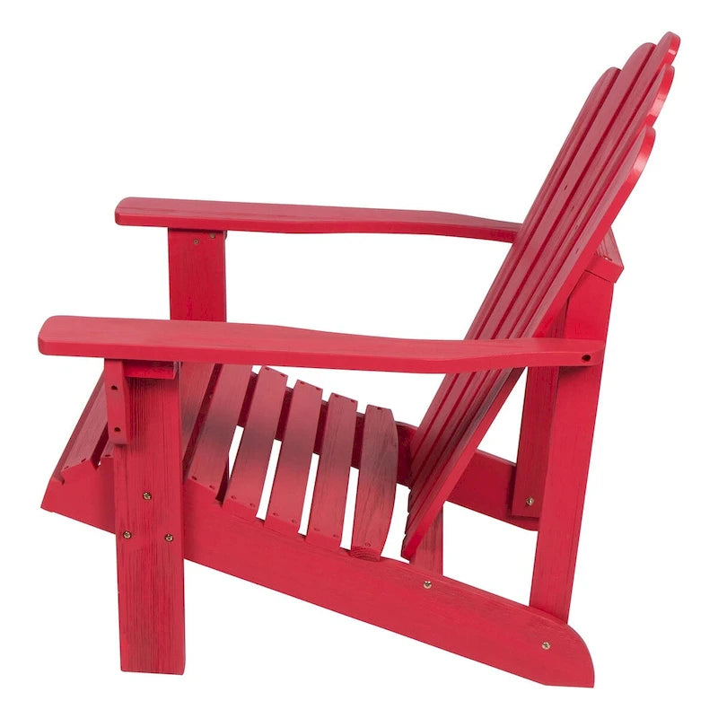 Chaise Adirondack d'extérieur en bois résistant aux intempéries Westport