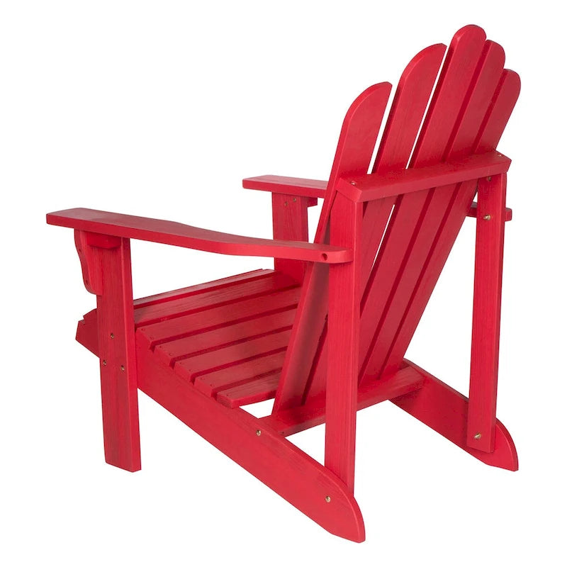Chaise Adirondack d'extérieur en bois résistant aux intempéries Westport