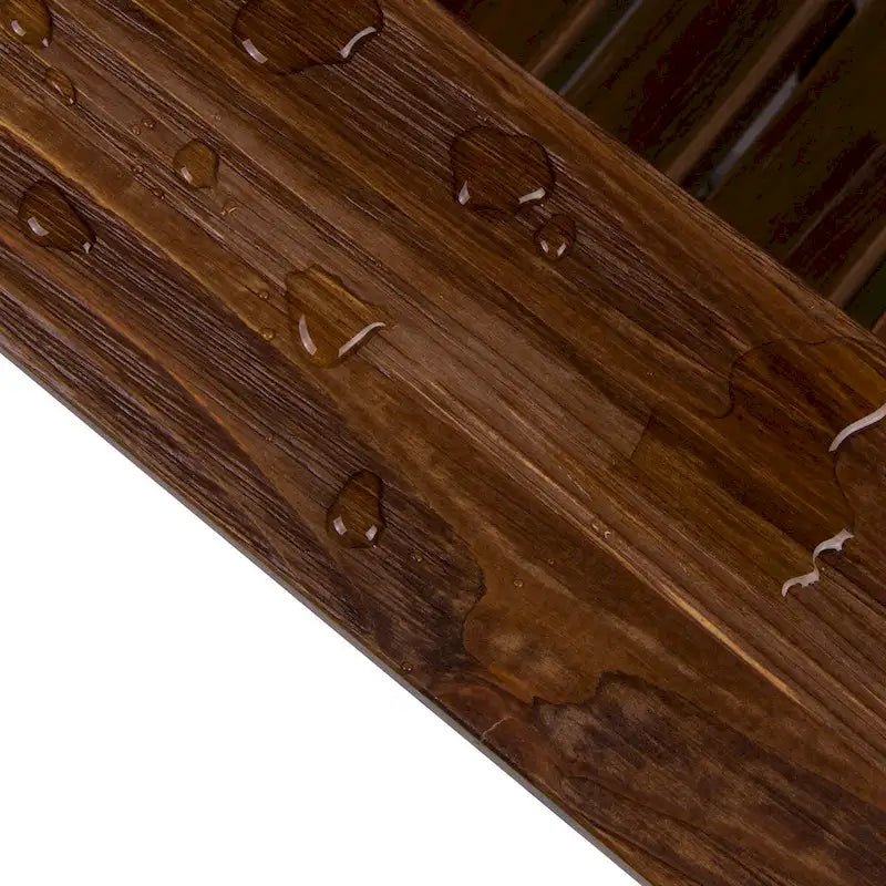 Chaise Adirondack d'extérieur en bois résistant aux intempéries Westport