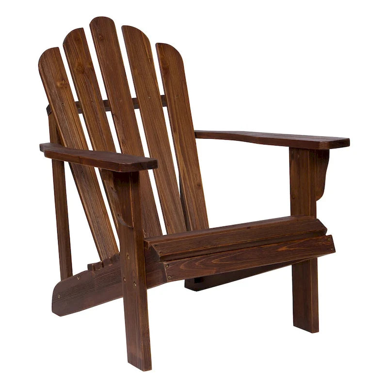 Chaise Adirondack d'extérieur en bois résistant aux intempéries Westport