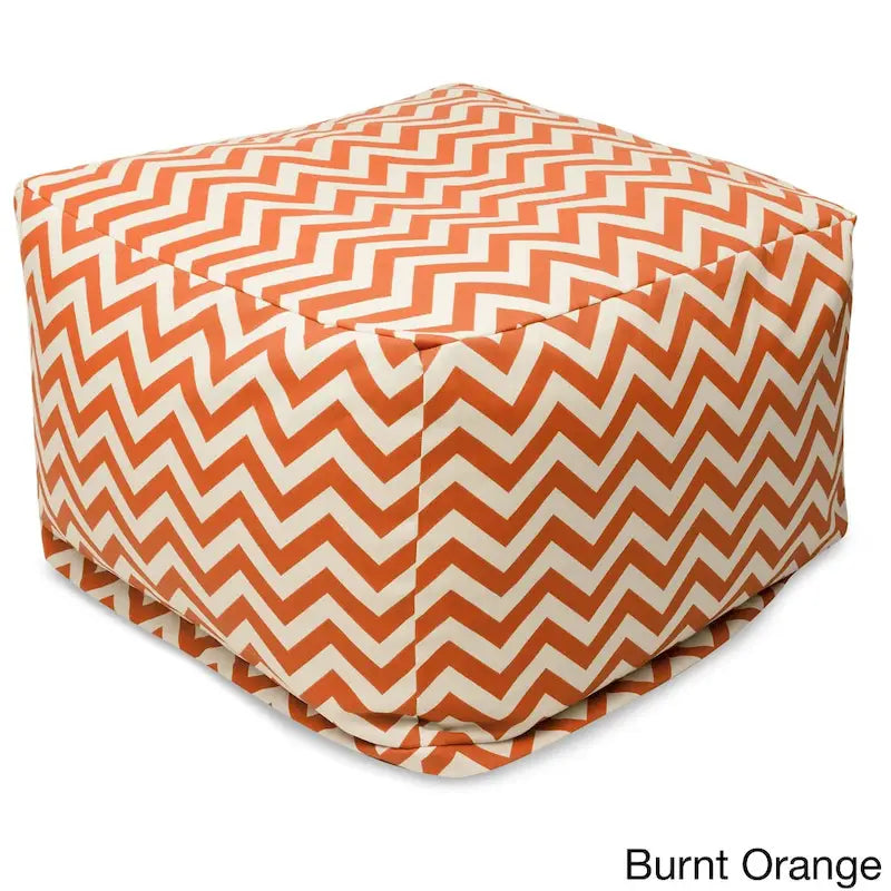 Grand pouf Zig-zag d'intérieur/extérieur Majestic Home Goods