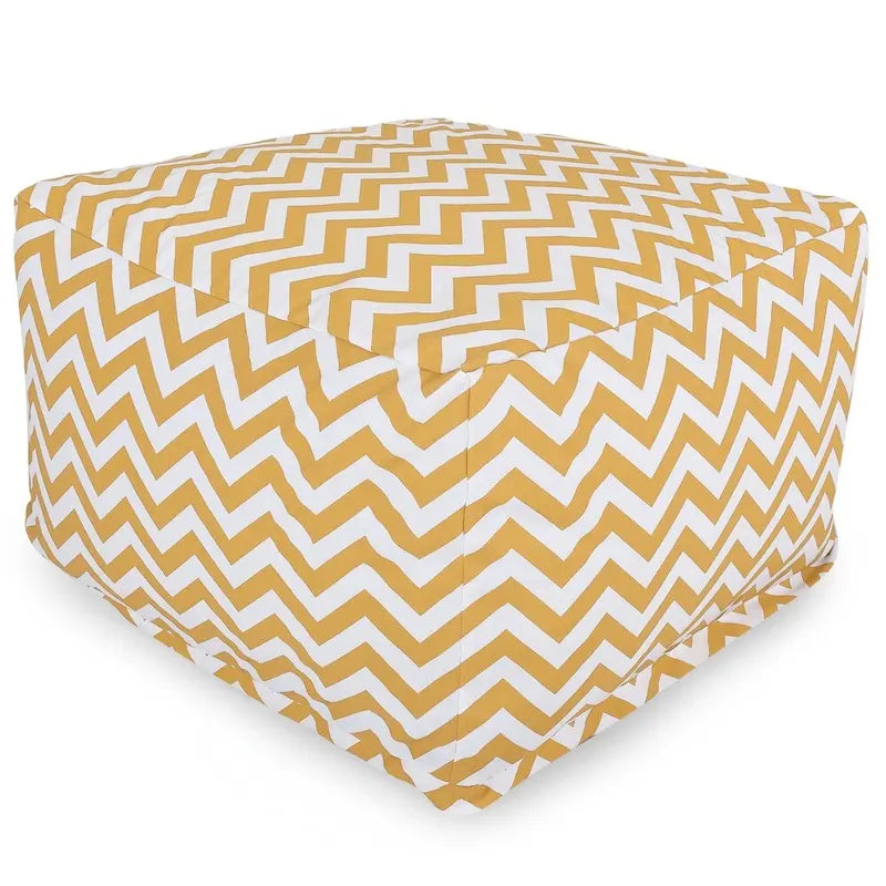 Grand pouf Zig-zag d'intérieur/extérieur Majestic Home Goods