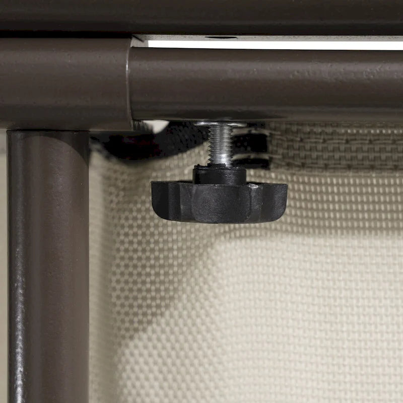 Ensemble de chaises longues pliantes réglables et portables avec table pour l'extérieur