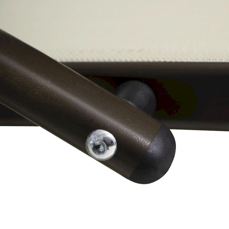 Ensemble de chaises longues pliantes réglables et portables avec table pour l'extérieur