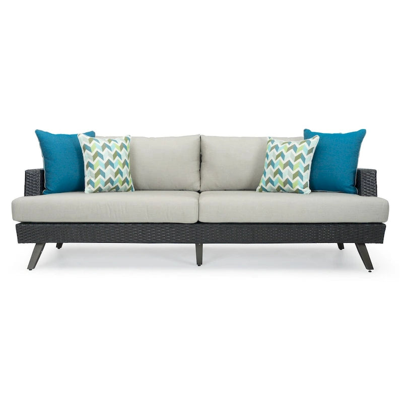 Ensemble de mobilier de jardin Portofino Casual 7 pièces avec sièges pivotants Sunbrella