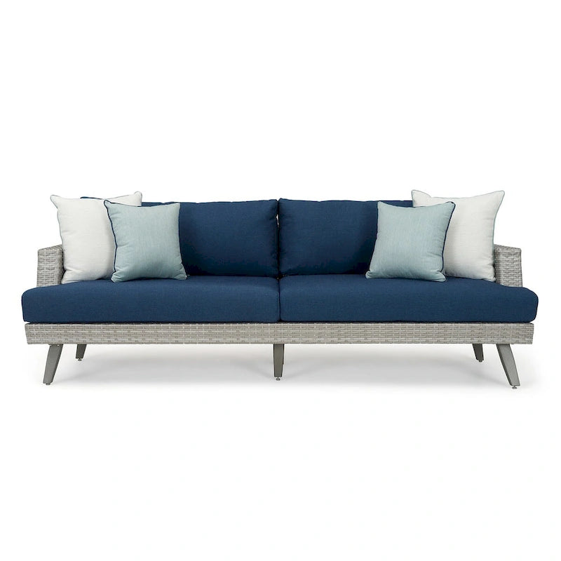 Ensemble de mobilier de jardin Portofino Casual 7 pièces avec sièges pivotants Sunbrella