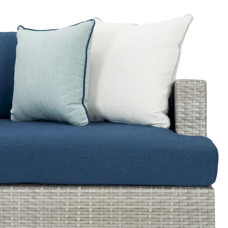 Ensemble de mobilier de jardin Portofino Casual 7 pièces avec sièges pivotants Sunbrella