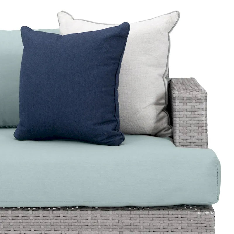 Ensemble de mobilier de jardin Portofino Casual 7 pièces avec sièges pivotants Sunbrella