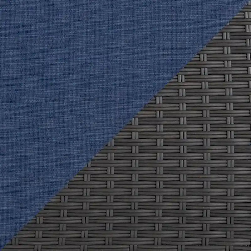 Ensemble de sièges d'angle en osier d'extérieur Brisbane, 6 pièces