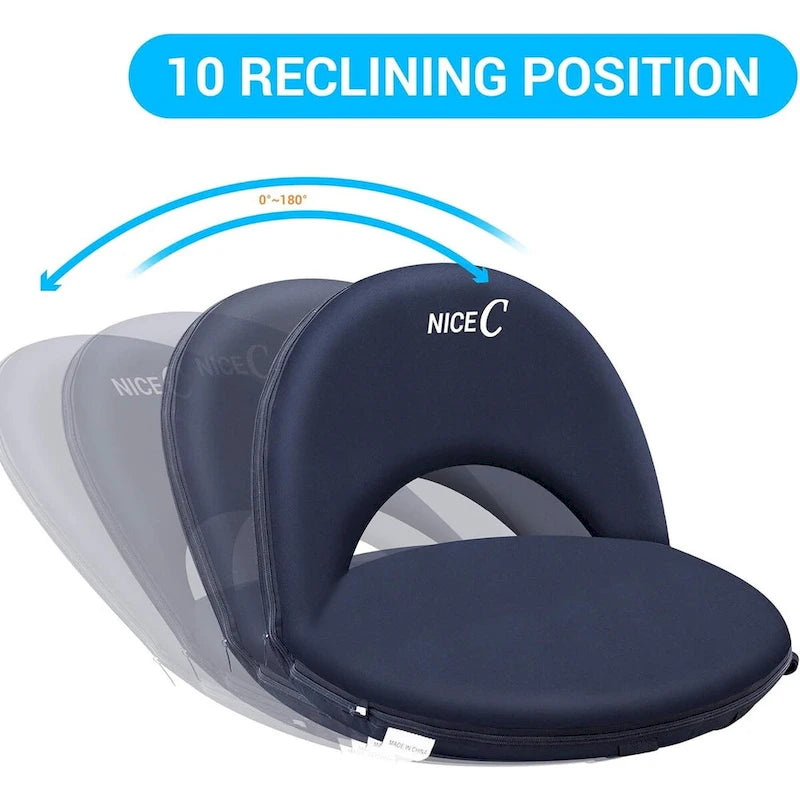 Sièges de stade, chaises de sol, chaises de gradins, coussin imperméable inclinable 10 positions