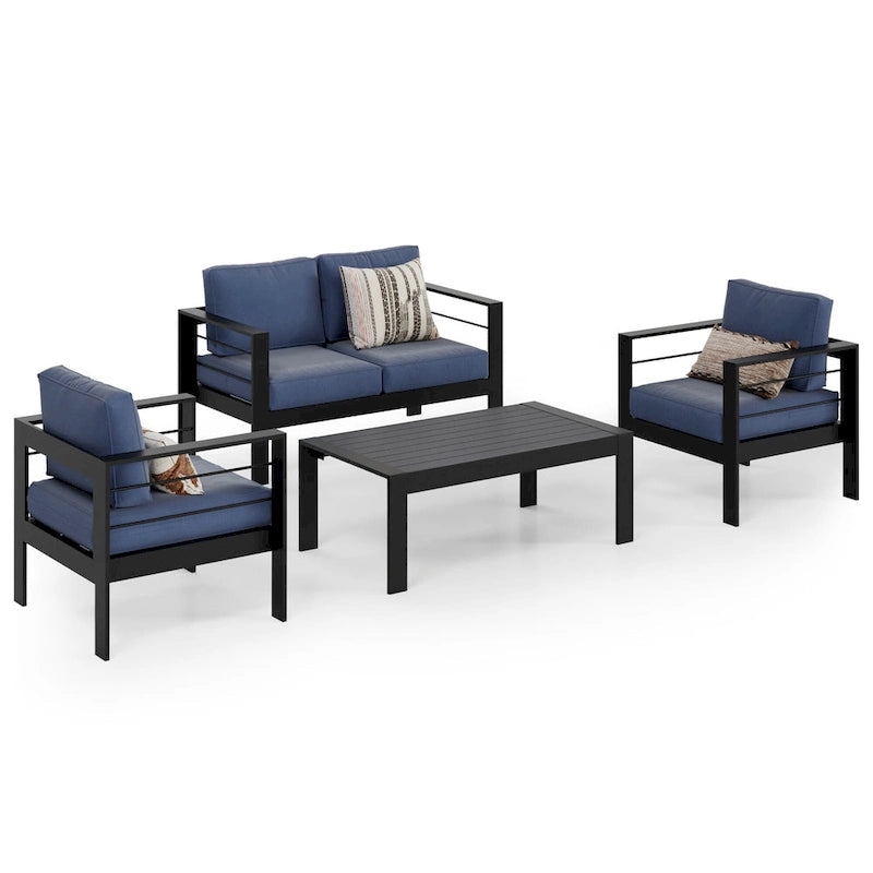 Ensemble de sièges d'extérieur Royalcraft en aluminium 4 pièces