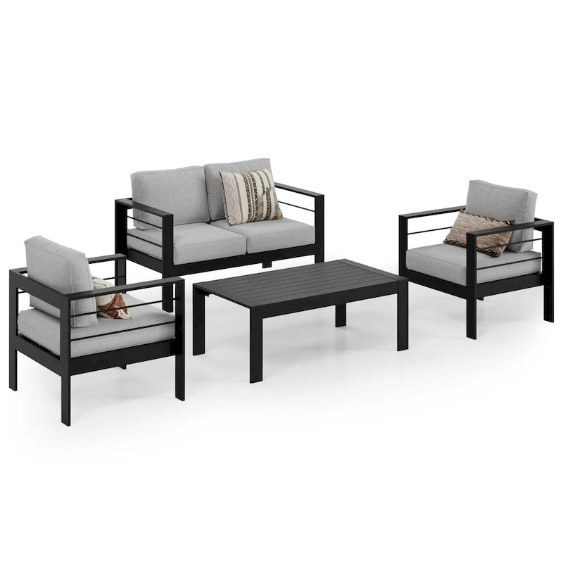 Ensemble de sièges d'extérieur Royalcraft en aluminium 4 pièces