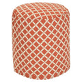 Majestic Home Goods Pouf Ottoman en Bambou Intérieur / Extérieur 16 L x 16 l x 17 H