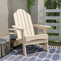 LUE BONA Chaises Adirondack d'extérieur pliantes écologiques en plastique HDPS avec porte-gobelet - 35P x 30L x 36,2H