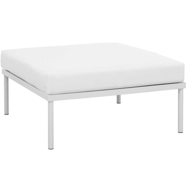Ensemble de canapé d'angle de jardin 8 pièces en aluminium Harmony