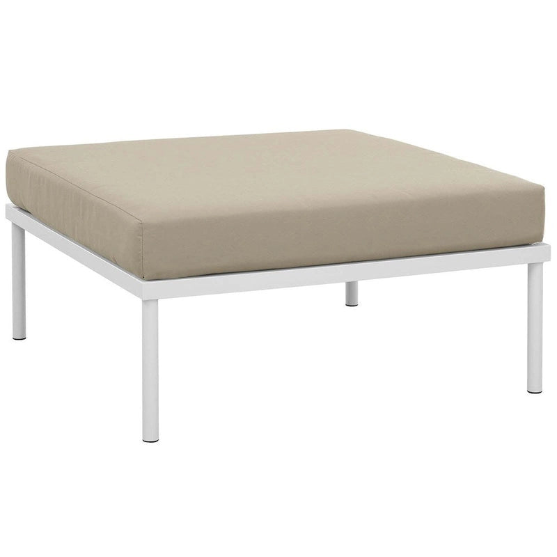Ensemble de canapé d'angle de jardin 8 pièces en aluminium Harmony