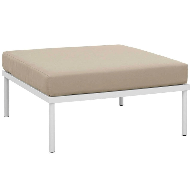 Ensemble de canapé d'angle de jardin 8 pièces en aluminium Harmony