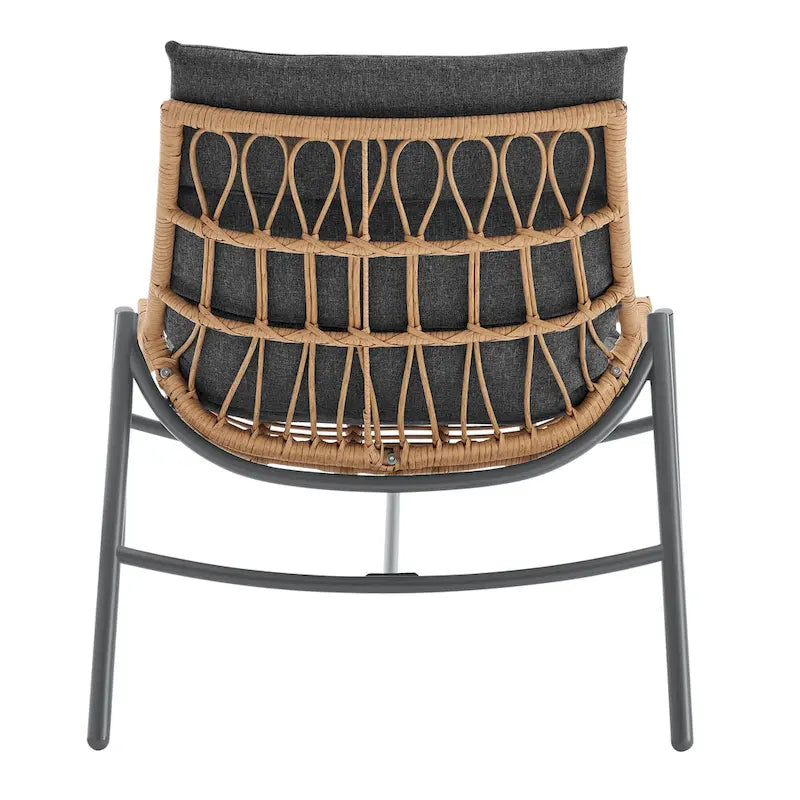 Ensemble de conversation de patio moderne 3 pièces Sunset Manhattan Comfort